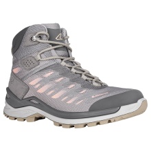 Lowa Hiking Shoes Ferrox Mid GTX (All-Terrain, Synthetic, Waterproof) Grey/Pink Women